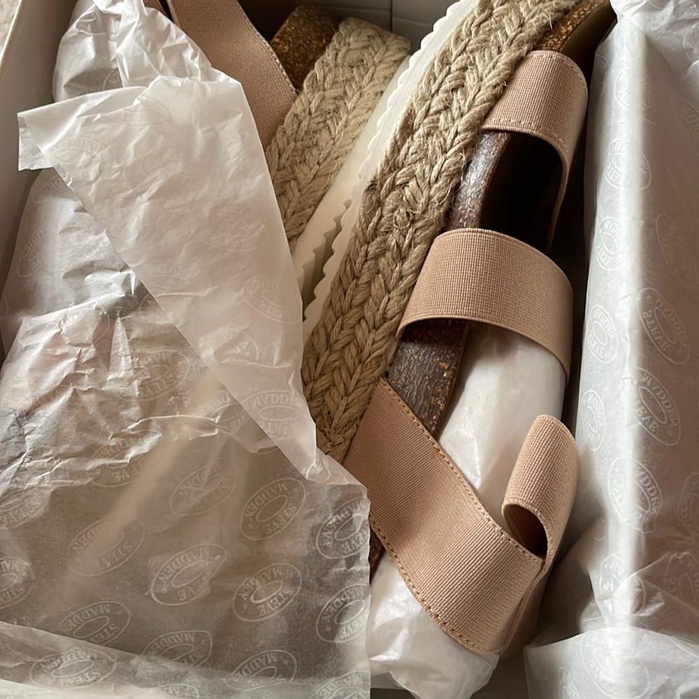 Steve Madden blush kimmie wedges